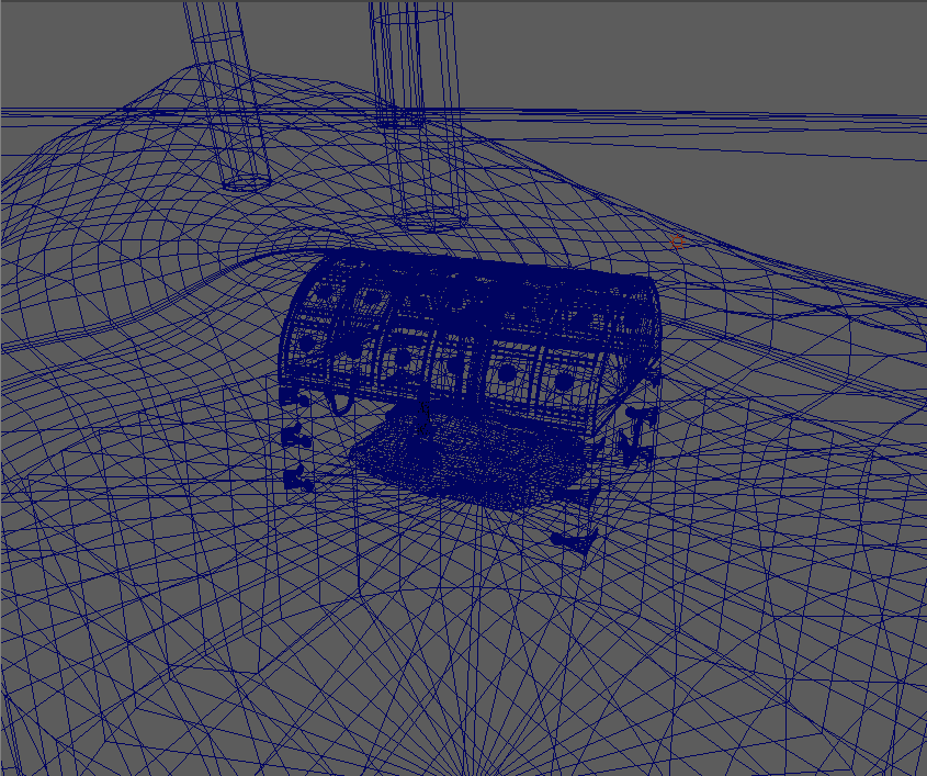 Wireframe with Scenery